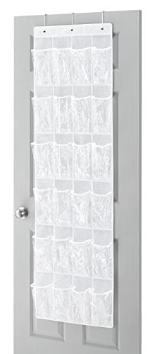 Whitmor 24 Pocket Over the Door Shoe Bag