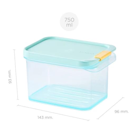 LocknLock Freezer Fit Plastic Freezer Containers | Airtight Stackable Food Storage for Meal Prep | Microwave & Dishwasher Safe | BPA Free Freezer Container with Lid, 750ml - size: 750ml