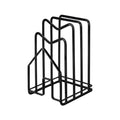 Poeland Kitchen Pantry Organizer Rack for Dinnerware, Bakeware, Cookware, Cutting Boards, Pan Lids - color: Black