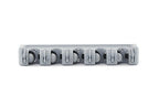 ForHauz Broom Holder with 5 Holding Positions & 6 Hooks, Easy Wall Mount Storage for Organizing Garage or Closet (Pack of 2) - size: 1 Count (Pack of 2)