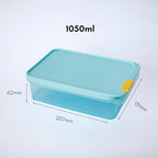 LocknLock Freezer Fit Plastic Freezer Containers | Airtight Stackable Food Storage for Meal Prep | Microwave & Dishwasher Safe | BPA Free Freezer Container with Lid, 1.05L - size: 1050ml