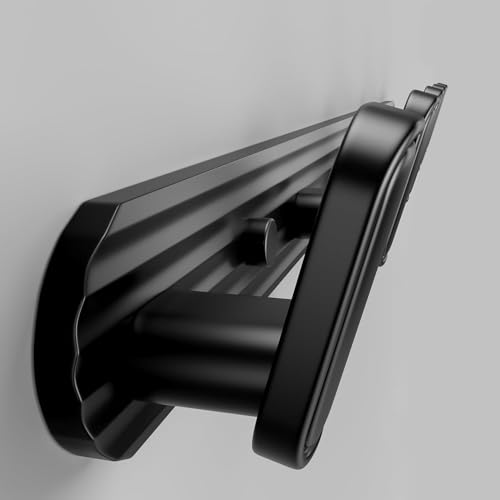 Coat Rack Wall Mount Black, 5 Hooks Rack Metal Coat Hanger Wall for Hanging Hat Purse and Robes, Towel Hook for Bathrooms and Entryway (1 Pack) - color: Black, size: Round 5 Hooks 1 Pack