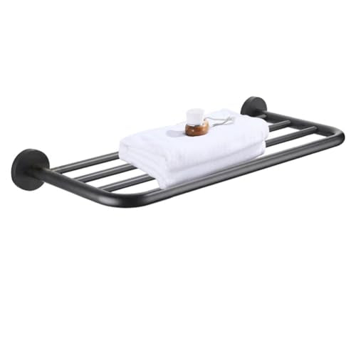 Hotel Towel Racks for Bathroom Wall Mounted, 30 Inch Towel Shelf for Bathroom, 2-Tier Bathroom Towel Rack, Gray - color: Gray, size: 30Inches 2PCS