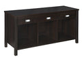 ClosetMaid 16052 Premium 3-Cube Bench, Black Walnut - color: Black Walnut, size: 3-Cube Bench
