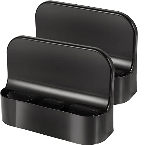 Heart Horse 2Pcs Cup Holder Portable Multifunction Vehicle Seat Cup Cell Phone Drinks Holder Box Car Interior Organizer (Black) - color: Black, size: 2 Pack