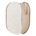 3 Sprouts Pop Up Hamper - Collapsible Laundry Basket, Popup & Foldable Design - Durable Waterproof Fabric for Dirty Clothes, Toys & Towels - Ideal for Dorm, Bedroom & Baby Nursery, Terrazzo Beige - color: Terrazzo Beige