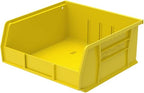 Akro-Mils 30235 AkroBins Plastic Storage Bins, Space-Saving Stackable Bins for Garage, Pantry, Craft Organization, 11" x 11" x 5", Yellow, 6-Pack - color: Yellow