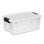 STERILITE 19848006 Ultra Storage Tote with Titanium latches, 18 Quart