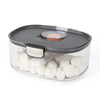Progressive ProKeeper International Airtight Food Storage Container with Terracotta Disk for Freshness, Stackable & Dishwasher Safe, Ideal for Cookies, Baked Goods, & More 3 Quart, 3-Piece - size: 3-Piece, style: 3-Quart Prokeeper