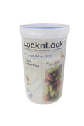 LOCK & LOCK Easy Essentials Twist Food Storage lids/Airtight containers, BPA Free, Tall-44 oz-for Pasta, Clear - size: 44 Ounce