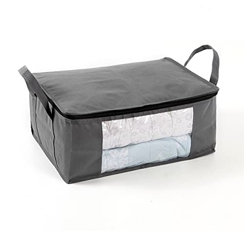 Storage Bins Storage Bags Closet Organizers Sweater Storage Clothes Storage Containers, 3pc Pack, Gray (G01) - color: Gray