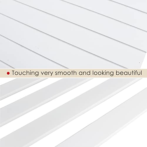 SMIBUY Bamboo Shoe Rack Bench, 3-Tier Shoe Organizer Storage Shelf for Entryway Hallway Bathroom Living Room (White) - color: White