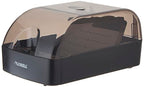 Lorell Business Card File, 350 Card Capacity, Black, Plastic, Modern, Office Supplies, Professionals, Unisex, Hinged, Portable - size: 1 Count (Pack of 1)