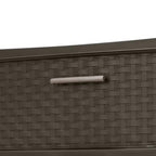 Sterilite 3 Drawer Wide Weave Storage Tower, Plastic Drawers to Organize Clothes in Bedroom, Closet, 2-Pack, Brown - size: 2 Pack