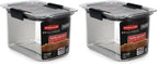 Rubbermaid Brilliance Pantry Airtight Food Storage Container,BPA-Free 7.8 Cup,Ideal for Brown Sugar - Efficient,Leak-Proof and Dishwasher-safe,(Pack of 2) - size: Set of 2