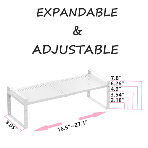 Multi-Functional Metal Shoe Rack, Space-Saving, Perfect for Entryway, Closet, Bathroom, etc. - Sturdy and Durable, High Weight Capacity(1PACK/White/Medium) - color: 1packs/White, size: Medium