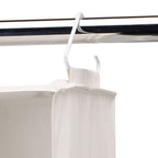 Household Essentials 311342 Hanging Closet Organizer | 3 Pocket Shelves | Natural Canvas - color: Natural