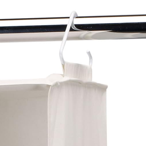 Household Essentials 311342 Hanging Closet Organizer | 3 Pocket Shelves | Natural Canvas - color: Natural