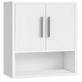 HOOBRO Bathroom Wall Cabinet, Medicine Cabinet, 15 x 7.1 x 16.1Inches, Adjustable Shelf, Over The Toilet Wall Storage Cabinet, for Bathroom, Bedroom, White