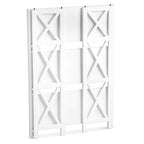 Casual Home Montego 3-Shelf White fold bookcase, 27.5" Wide - color: White, size: 3-Shelf Stackable