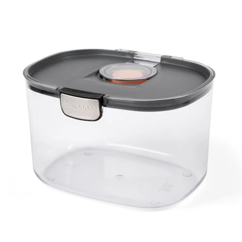 Progressive ProKeeper International Airtight Food Storage Container with Terracotta Disk for Freshness, Stackable & Dishwasher Safe, Ideal for Cookies, Baked Goods, & More, 5 Quart - size: 1-Piece, style: 5-Quart Prokeeper