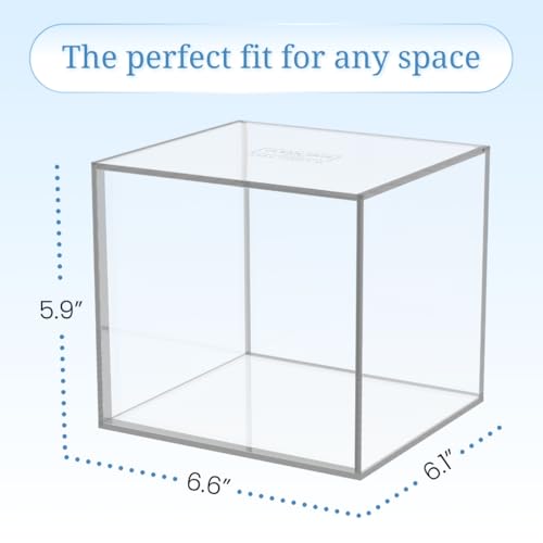 CLEAN SKIN CLUB Clear Acrylic Box for Clean Towels XL (NOT Included), Container For 50 Disposable Clean Towels XL, Face Towelettes Bathroom Counter Storage, Bin for Cleansing Facial Dry Wipes - color: Clear