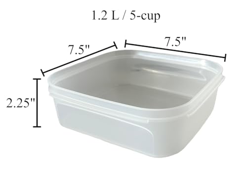 NewTupperware Modular Mates Square #1 Container 5-cup / 1.2 L with Seal (Bordeaux) - color: Bordeaux