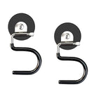 Magnetic Broom Hooks Broom Holder Do Not Require Drilling Warehouse Kitchen Refrigerator Metal Surface Suitable Broom Holder Wall Mount (Black, Single) - color: Black, size: Single