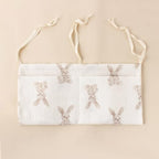 Baby Bedside Hanging Bags Storage Organizer Milk Bottle Toy Crib Baby Nappy-Bag Bed-Bunk Organizing Bag - color: Rabbit