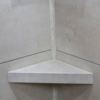 Palisade Vinyl Waterproof Corner Shower Shelf in Wintry Mix - color: Wintry Mix