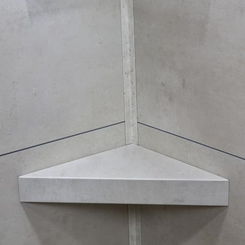 Palisade Vinyl Waterproof Corner Shower Shelf in Wintry Mix - color: Wintry Mix