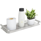 FEILERN Toilet Paper Basket,Toilet Paper Storage for Toilet Tank, Bathroom, Kitchen Counter (Silver) - color: Silver