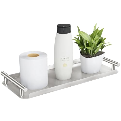 FEILERN Toilet Paper Basket,Toilet Paper Storage for Toilet Tank, Bathroom, Kitchen Counter (Silver) - color: Silver