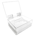Earth Breeze Laundry Detergent Sheets Organizer - Clear Acrylic Dispenser with Lid for Laundry Room