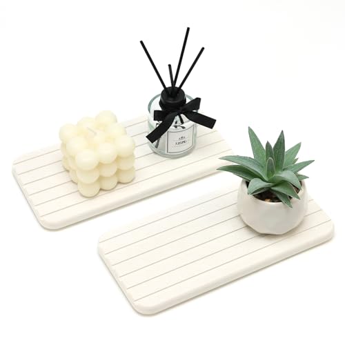 Diatomaceous Earth Dish Drying Mat for Bathroom Sink Tray Kitchen Counter Soap Dish White Diatomite Stone Sink Trays Absorbent Coasters Water Absorbing Stone Quick Drying Tray Kitchen Sink Accessories - color: White Diatomite