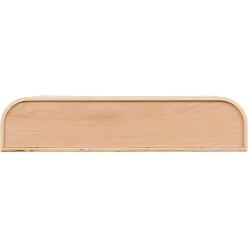 Wood Wall Mounted Document Holder. Office File Organizer. Hallway Mail Organizer. Folder Rack. Magazine Storage Caddy (Maple)