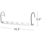 HOUSE DAY Space Saving Hangers for Clothes 4 Pack, Heavy Duty Hanger Organizer | 30 Lbs Capacity |, Metal Magic Hanger, Sturdy Multi Hangers, Closet Space Saver Closet Organizers and Storage - size: 4 Pack