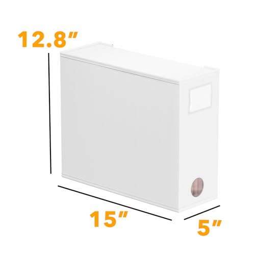 SpaceAid 10 Pack Bed Sheet Organizers and Storage, Foldable Sheet Organizer for Linen Closet, Sheets Set Folder Keeper with Window XL (Queen & King Size) Organizing Bedding Container, White - color: White, size: 10 Pack