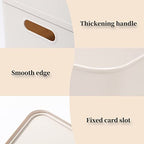 Yishyfier Plastic Storage Baskets With Lid Organizing Container Lidded Knit Storage Organizer Bins for Shelves Drawers Desktop Closet Playroom Classroom Office (4M+2S, Light grey) - size: 4M+2S
