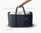 Joseph Joseph Hold-All, Collapsible 35L/9.25 Gallon Washing Laundry Basket Bag, Durable Fabric, Moisture Resistant - Carbon Black - color: Black, size: 35L