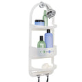 Zenna Home 5890KK, Large Over-the-Showerhead Caddy, Frosted