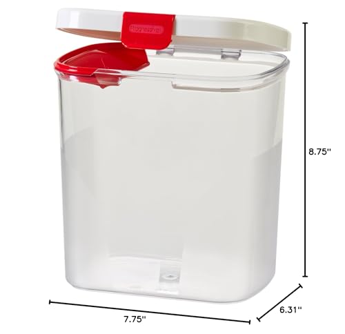 PrepSolutions Flour Keeper – Airtight Storage Container for Flour, Sugar & Dry Goods, 5 lb Capacity, BPA-Free, Easy Pour Design - size: 3.8 qt