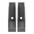 MobileVision Executive Grey Cloth Fabric Vertical File Holders - 2 Piece Combo - color: Grey Fabric