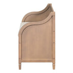Knocbel Rustic Entry Storage Bench with Hidden Compartments and Removable Cushion, Wooden Entryway Hallway Foyer Shoe Bench Bedroom End of Bed Bench, 250lbs Weight Capacity (Brown) - color: Brown