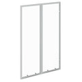 ROOMTEC Modular Closet System Glass Door Pair Set, Shaker-Style Frame Add-On for Double Hanging Units, Tempered Glass Panels, 39.37" H × 31.5" W - size: Framed Glass Door – 31.5"W x 39.37"H
