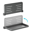 Aluminum RV Folding Wall Shelves 12 Inch Collapsible Fold Down Bookshelf for Camper - Small Foldable Trailer Interior Hidden Bedside Storage Rack 2 Pack - size: 2 Pack