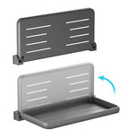 Aluminum RV Folding Wall Shelves 12 Inch Collapsible Fold Down Bookshelf for Camper - Small Foldable Trailer Interior Hidden Bedside Storage Rack 2 Pack - size: 2 Pack