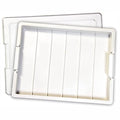 Elizabeth Ward Bead Storage Solutions Plastic Organizer Tray with Clear Snap Shut Lid for Sorting Craft Supplies, Fasteners, Crystals, and More - style: 2-Piece