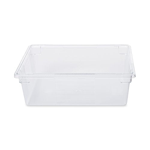 Rubbermaid Commercial Products Food Storage Box/Tote for Restaurant/Kitchen/Cafeteria, 12.5 Gallon, Clear - color: Clear, size: 12.5 Gal, style: Container