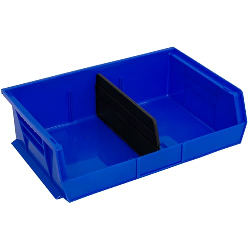 Akro-Mils 40230 Plastic Length Dividers for AkroBins Stackable Storage Bins Models 30230, 30235, 30255, Custom Storage Inserts for Tools, Crafts & Supplies, 6-Pack, Black - color: Black, size: 6-Pack | Fits 30230, 30235, 30255